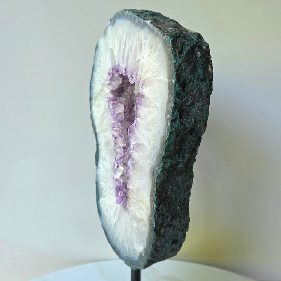 Amethyst Crystal Portal on Rotating Stand Brazil High Quality - Crystals and Me | Crystal Candles and Ethically Sourced Crystals