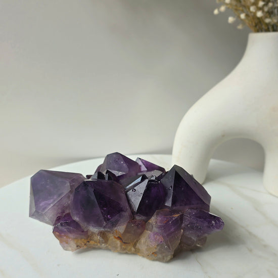 Amethyst Crystal Cluster High Quality Congo Large - Crystals and Me | Crystal Candles and Ethically Sourced Crystals