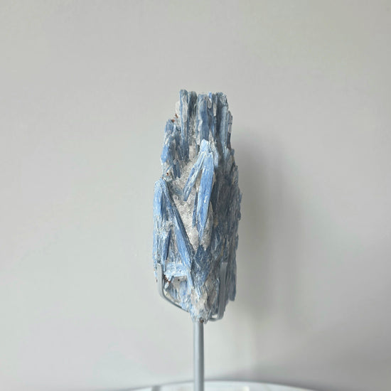 Blue Kyanite Crystal Cluster with Quartz Inclusion High Quality Brazil - Crystals and Me | Crystal Candles and Ethically Sourced Crystals