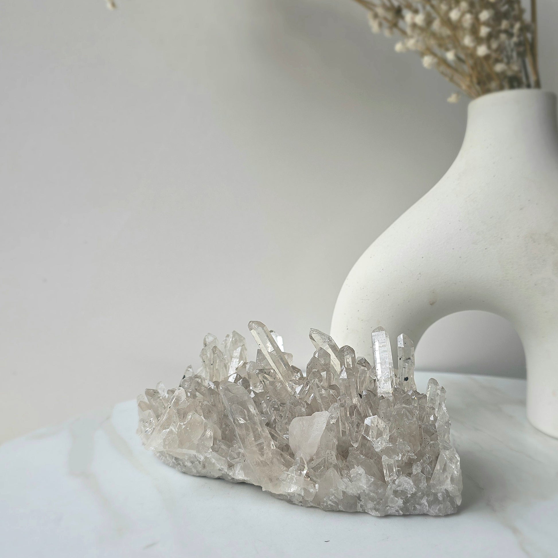 Clear Quartz Crystal Cluster High Quality Brazil - Crystals and Me | Crystal Candles and Ethically Sourced Crystals