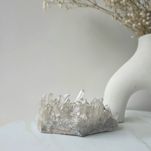 Clear Quartz Crystal Cluster High Quality Brazil - Crystals and Me | Crystal Candles and Ethically Sourced Crystals