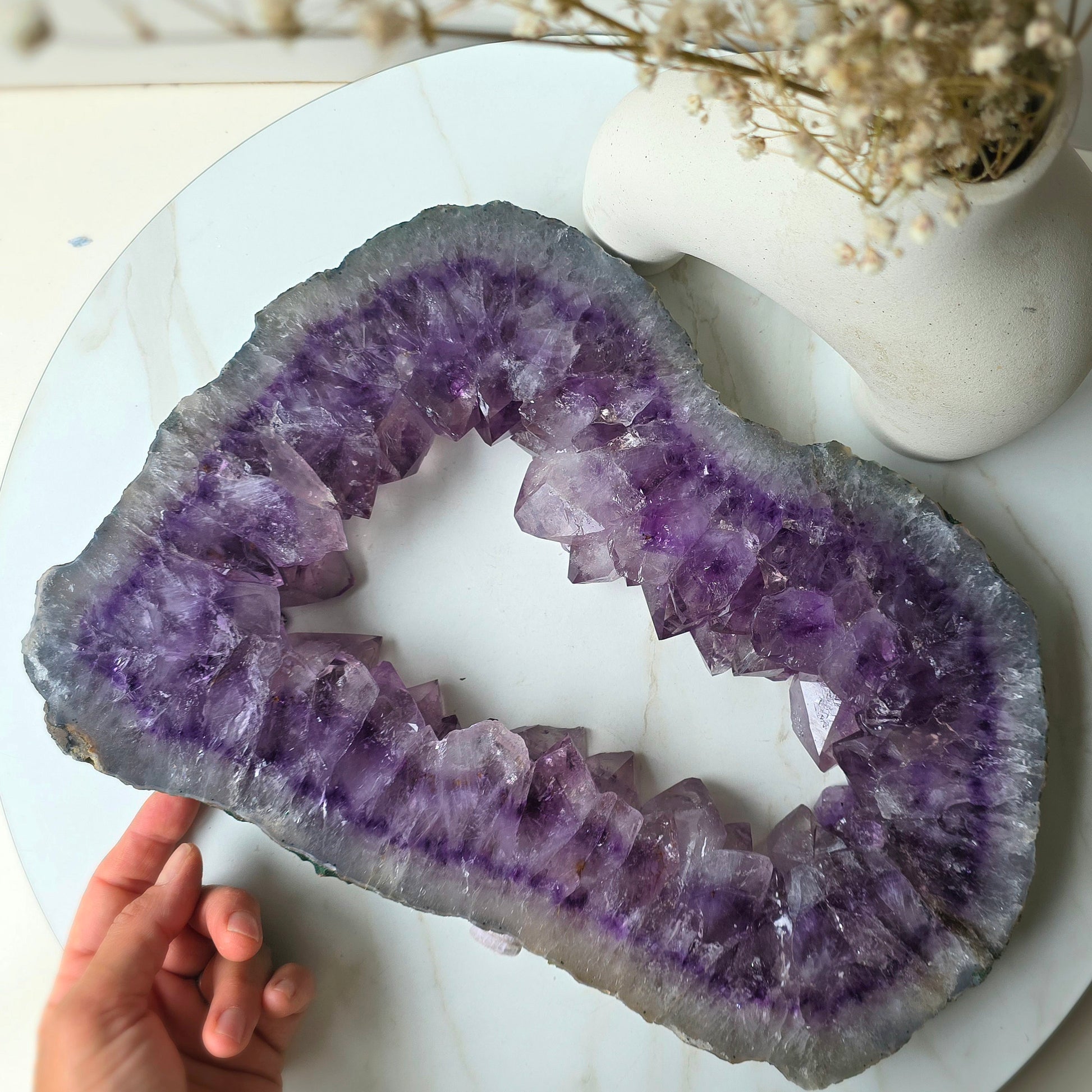 Amethyst Crystal Portal Self Standing Brazil High Quality Large - Crystals and Me | Crystal Candles and Ethically Sourced Crystals