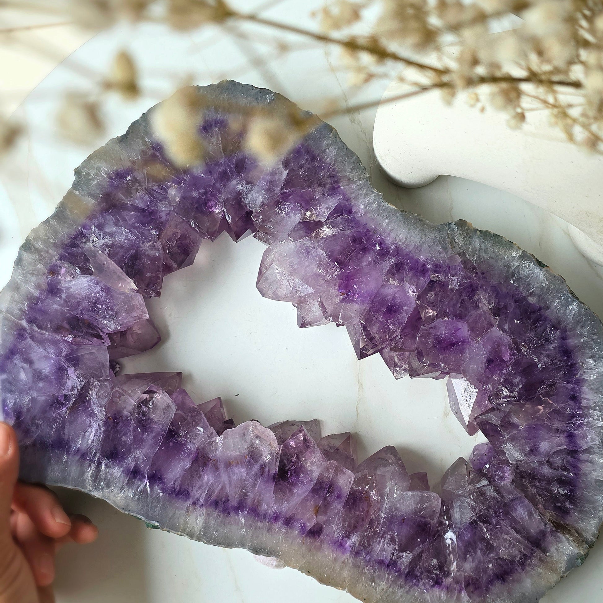 Amethyst Crystal Portal Self Standing Brazil High Quality Large - Crystals and Me | Crystal Candles and Ethically Sourced Crystals