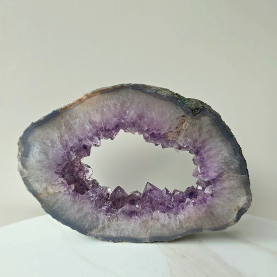 Amethyst Crystal Portal Self Standing Brazil - Crystals and Me | Crystal Candles and Ethically Sourced Crystals