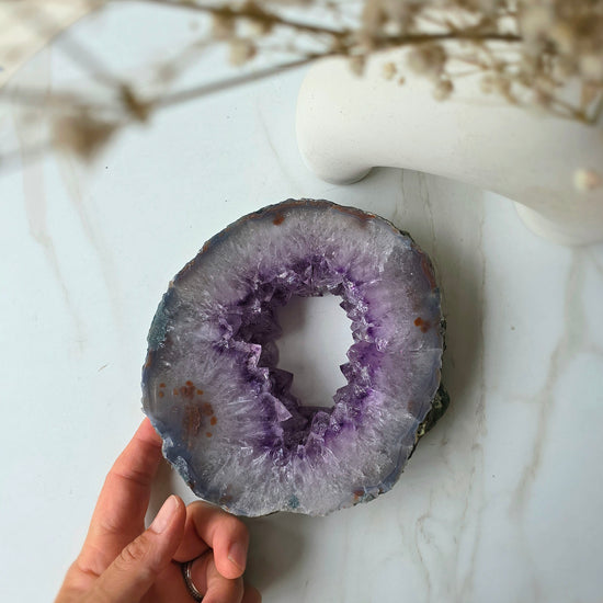 Amethyst Crystal Portal Self Standing Brazil - Crystals and Me | Crystal Candles and Ethically Sourced Crystals