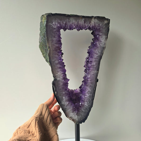 Amethyst Crystal Portal on Stand High Quality Brazil