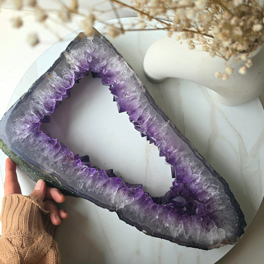 Amethyst Crystal Portal on Stand High Quality Brazil