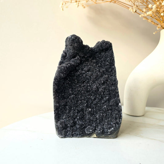 Rare Black Galaxy Amethyst Crystal Cluster AAA Uruguay XL 3