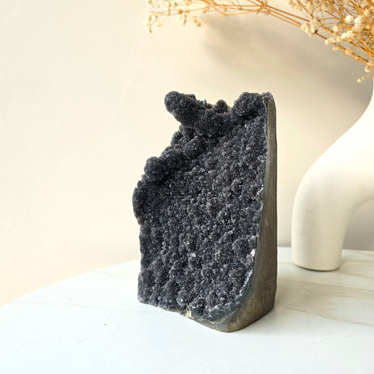 Rare Black Galaxy Amethyst Crystal Cluster AAA Uruguay XL 3