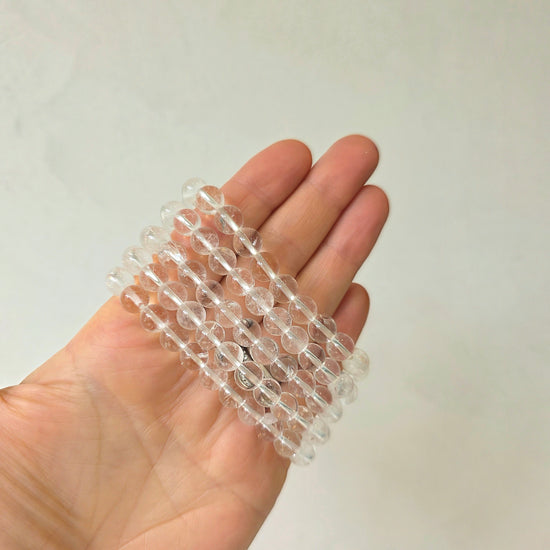 Clear Quartz Bracelet - Crystals and Me | Crystal Candles and Ethically Sourced Crystals
