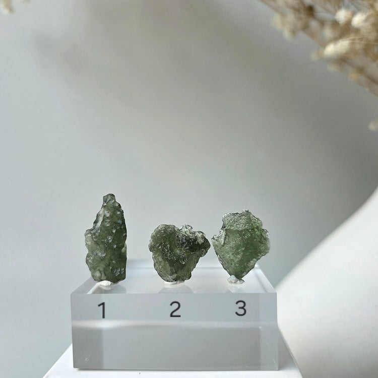 Moldavite Raw Authentic Tektite Nuggets Czech Republic - Crystals and Me | Crystal Candles and Ethically Sourced Crystals