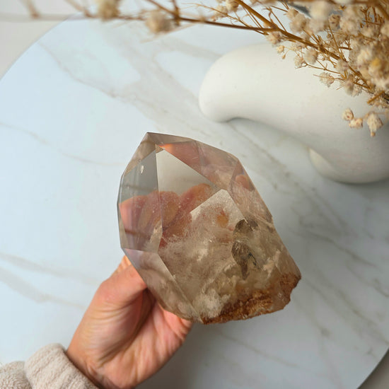 Natural Smokey Citrine Crystal Point High Quality Brazil Collectors Piece - Crystals and Me | Crystal Candles and Ethically Sourced Crystals