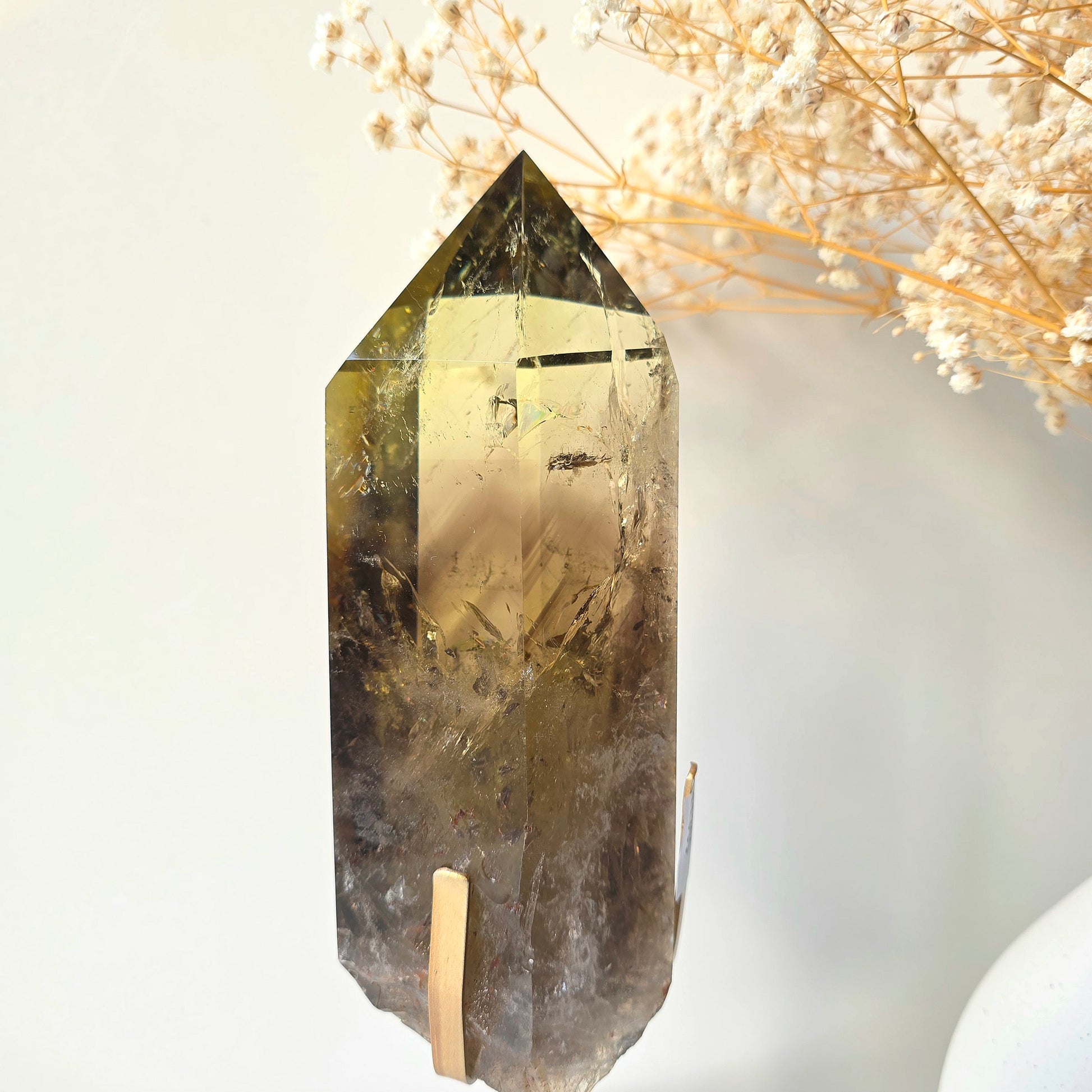 Natural Rare Citrine Crystal with Phantom Inclusions Manifestation Stone AAA High Quality Brazil Collectors Piece - Crystals and Me | Crystal Candles and Ethically Sourced Crystals