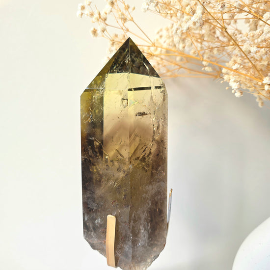 Natural Rare Citrine Crystal with Phantom Inclusions Manifestation Stone AAA High Quality Brazil Collectors Piece - Crystals and Me | Crystal Candles and Ethically Sourced Crystals