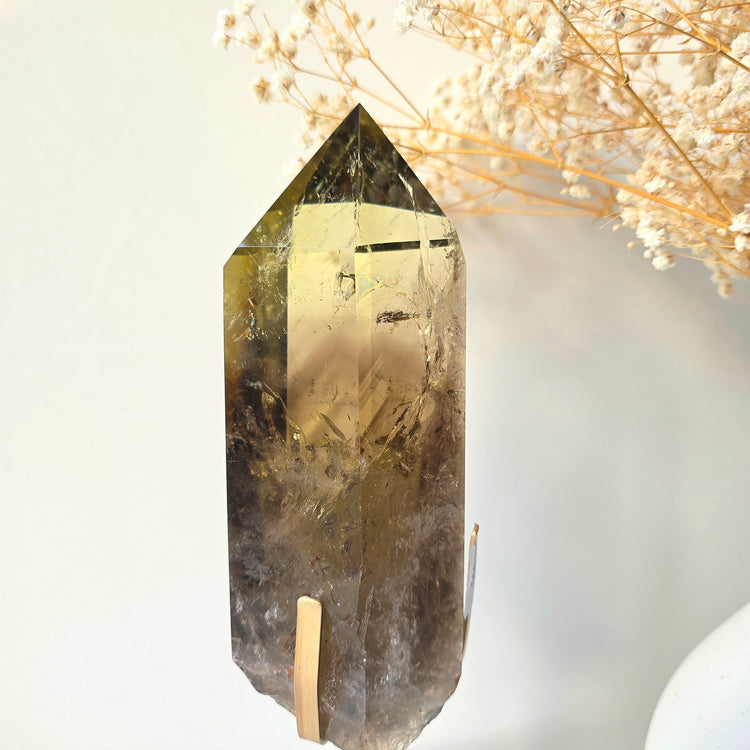 Natural Rare Citrine Crystal with Phantom Inclusions Manifestation Stone AAA High Quality Brazil Collectors Piece - Crystals and Me | Crystal Candles and Ethically Sourced Crystals