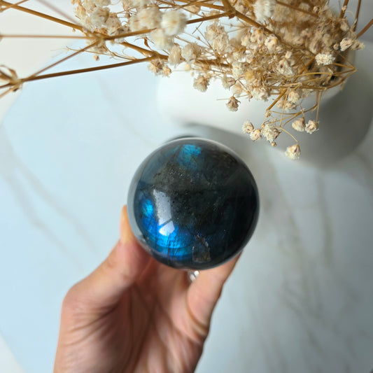 Labradorite Crystal Sphere Madagascar