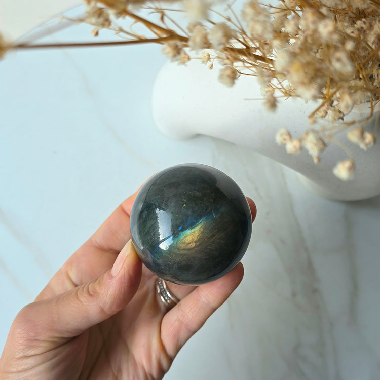 Labradorite Crystal Sphere Madagascar