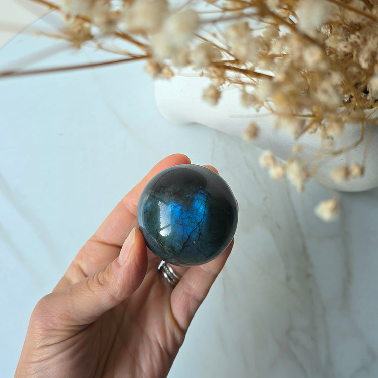 Labradorite Crystal Sphere Madagascar