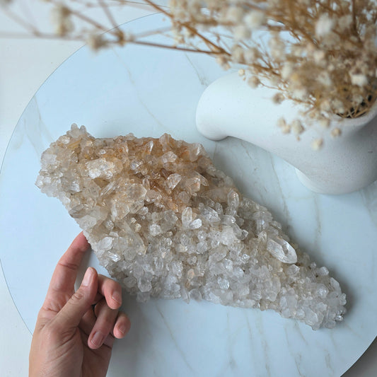 Himalayan Quartz Crystal Cluster Large