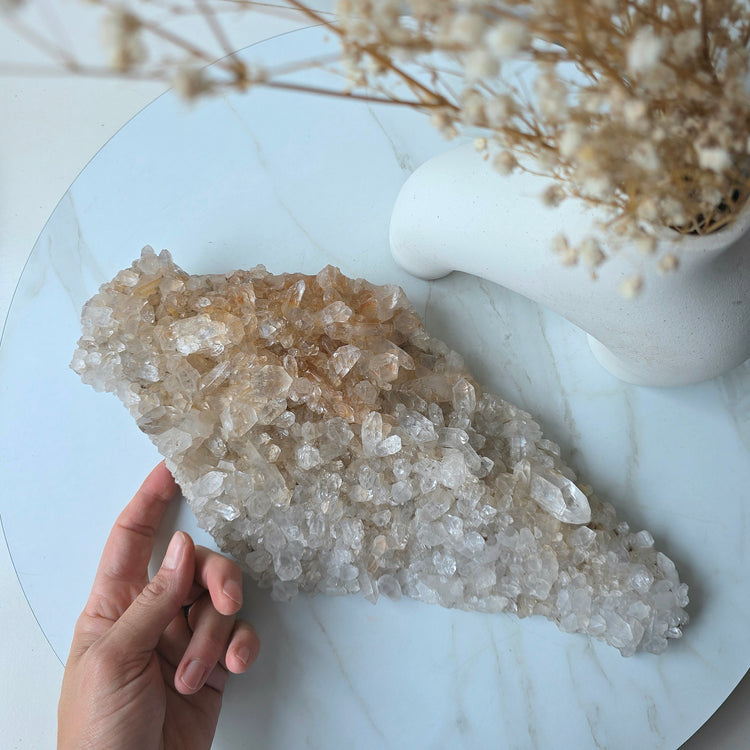 Himalayan Quartz Crystal Cluster Large