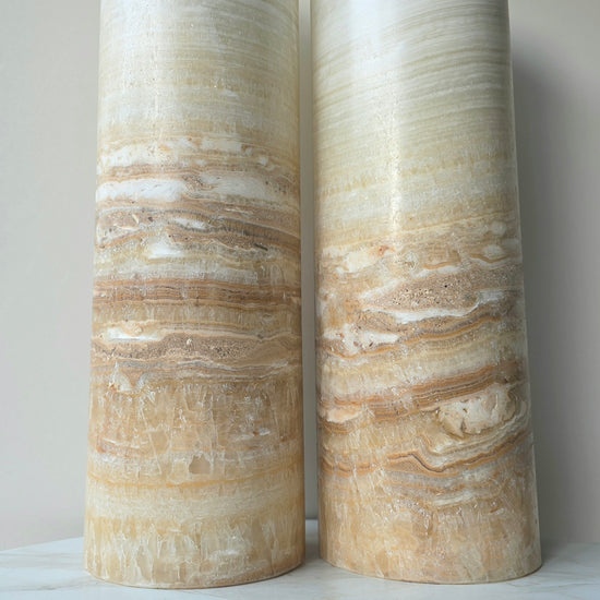 Onyx Crystal Home Decor Lamp Cream Mexico XL - Crystals and Me | Crystal Candles and Ethically Sourced Crystals