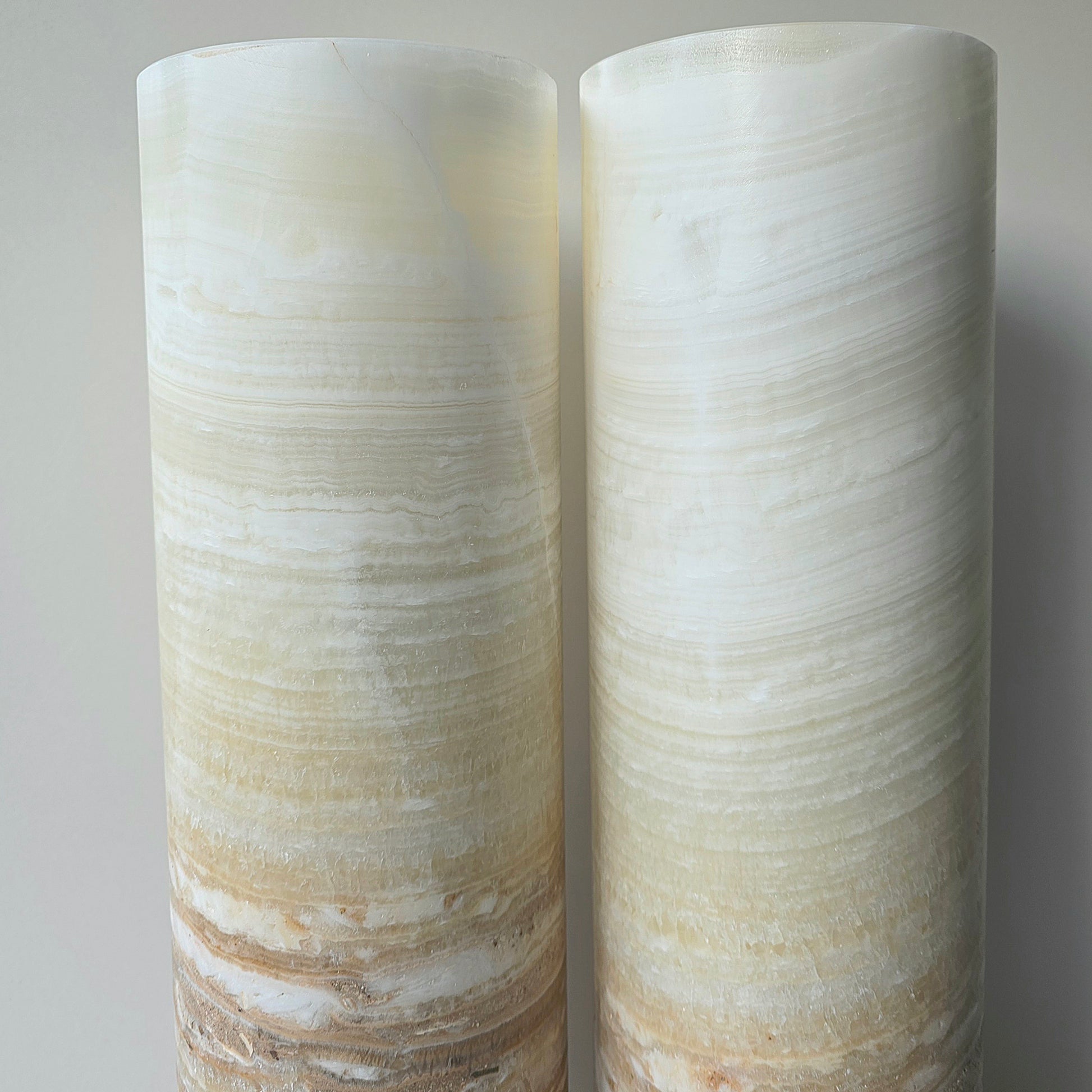 Onyx Crystal Home Decor Lamp Cream Mexico XL - Crystals and Me | Crystal Candles and Ethically Sourced Crystals