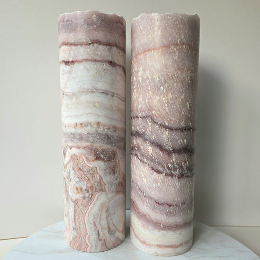 Onyx Crystal Home Decor Lamp Mauve Mexico XL - Crystals and Me | Crystal Candles and Ethically Sourced Crystals