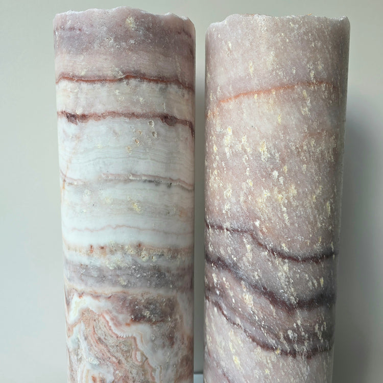 Onyx Crystal Home Decor Lamp Mauve Mexico XL - Crystals and Me | Crystal Candles and Ethically Sourced Crystals