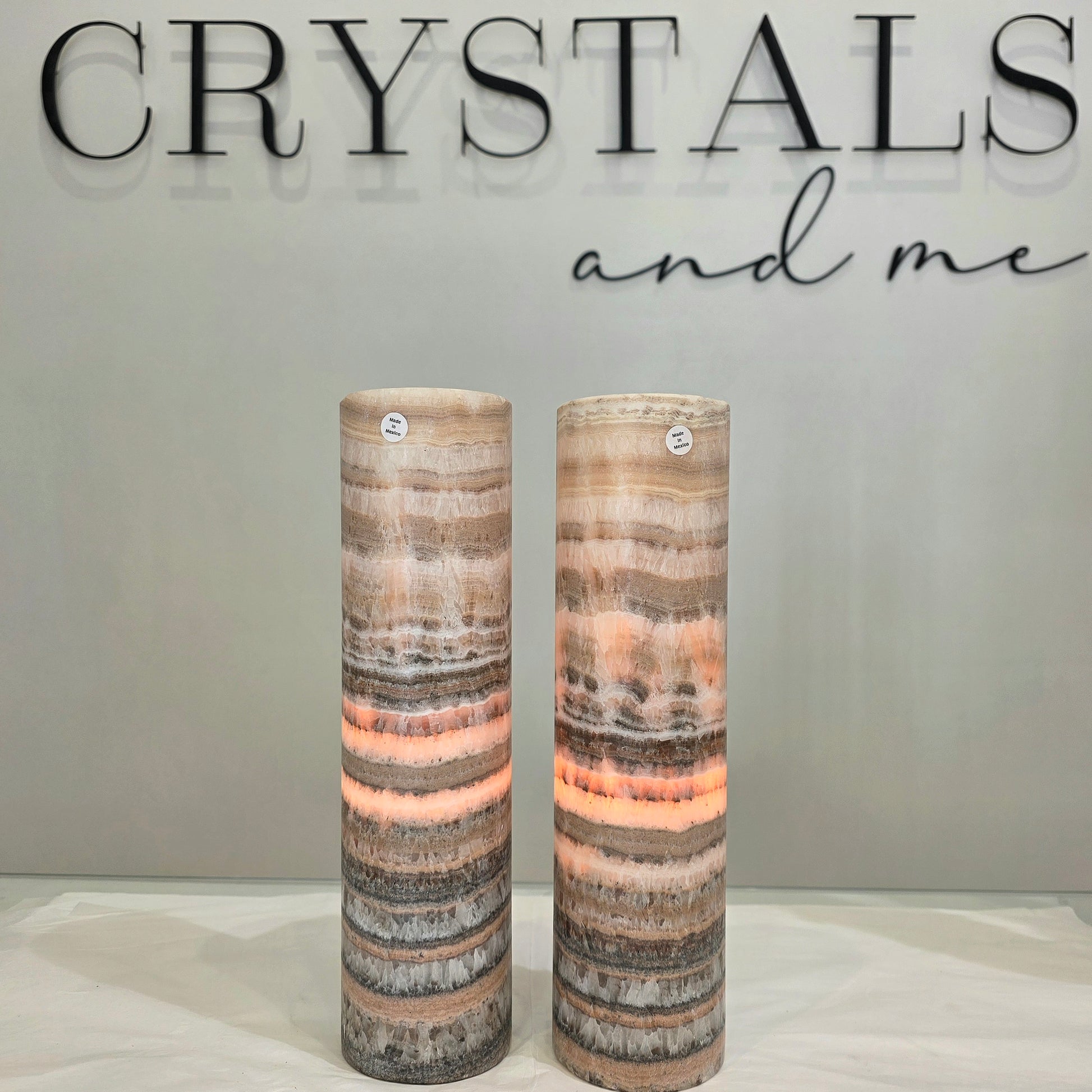 Onyx Crystal Home Decor Lamp Mexico Small - Crystals and Me | Crystal Candles and Ethically Sourced Crystals