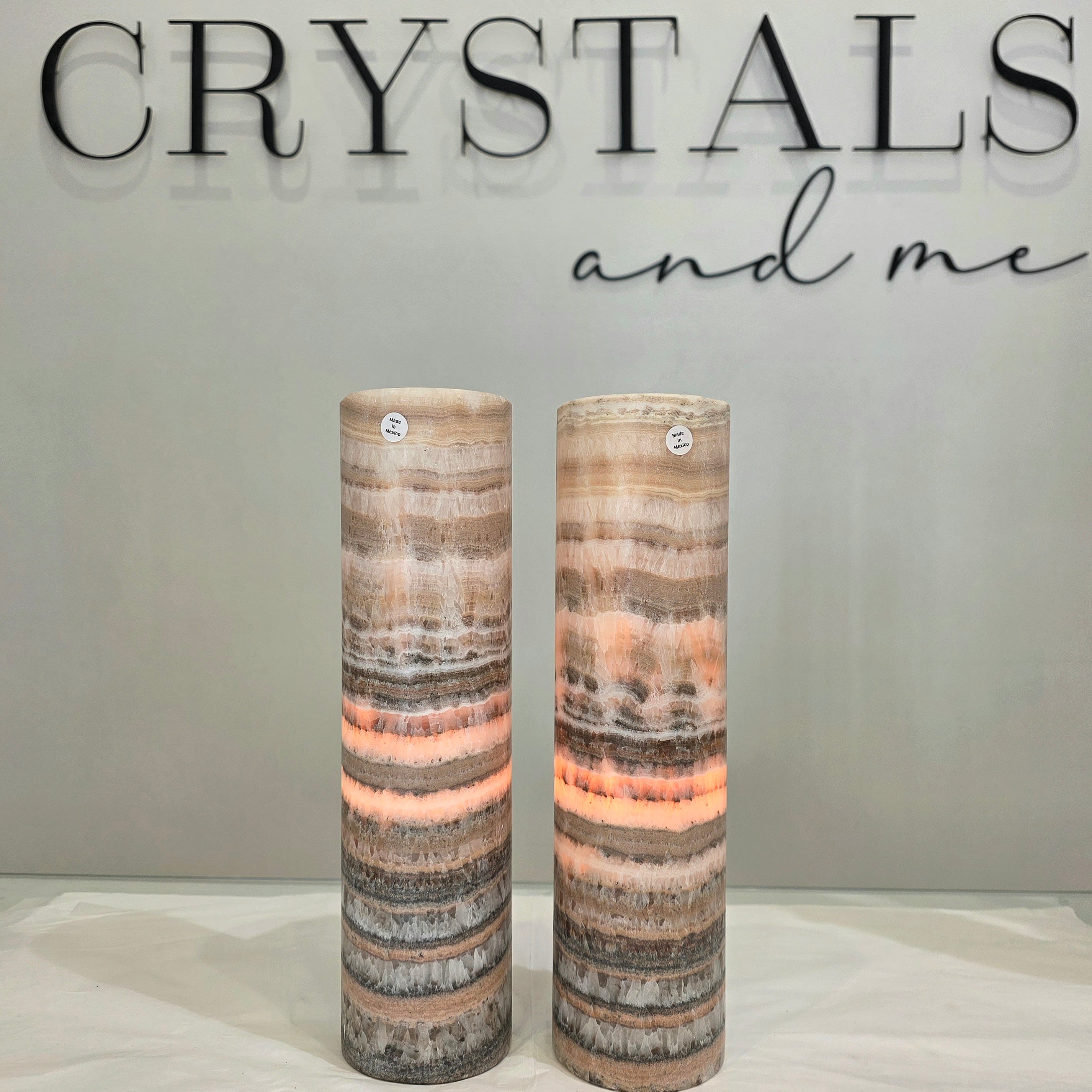 Onyx Crystal Home Decor Lamp Mexico Small - Crystals and Me | Crystal Candles and Ethically Sourced Crystals