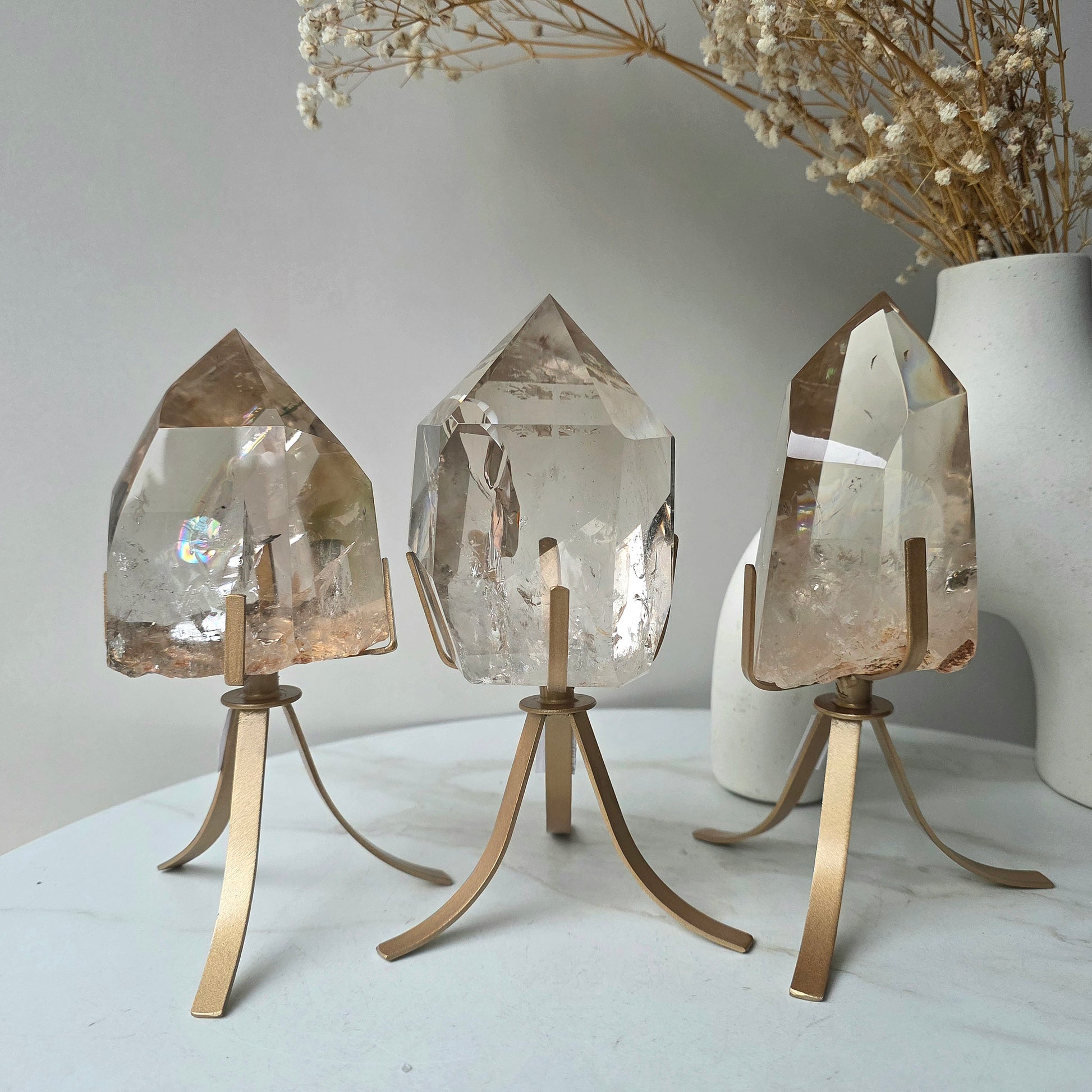 Natural Citrine Crystal with Rainbow AAA High Quality Brazil Collectors Piece - Crystals and Me | Crystal Candles and Ethically Sourced Crystals