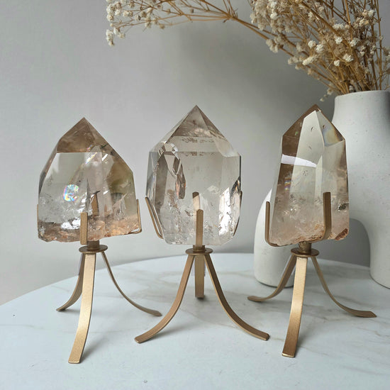 Natural Citrine Crystal with Rainbow AAA High Quality Brazil Collectors Piece - Crystals and Me | Crystal Candles and Ethically Sourced Crystals