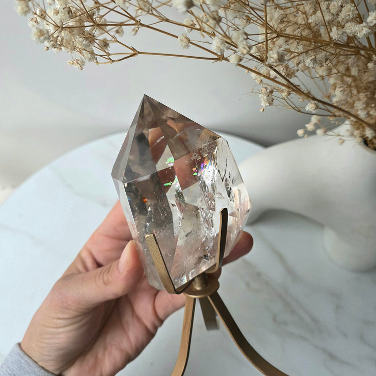 Natural Citrine Crystal with Rainbow AAA High Quality Brazil Collectors Piece - Crystals and Me | Crystal Candles and Ethically Sourced Crystals