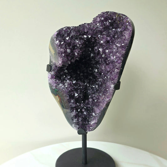 Amethyst Crystal Cluster on Stand High Quality Brazil