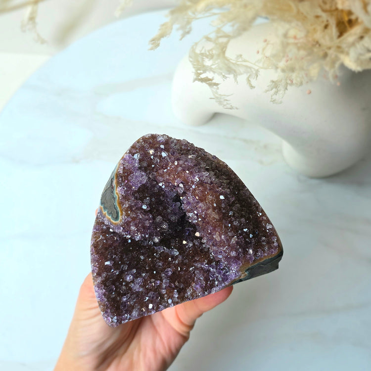 Rainbow Amethyst Crystal Cluster High Quality Brazil