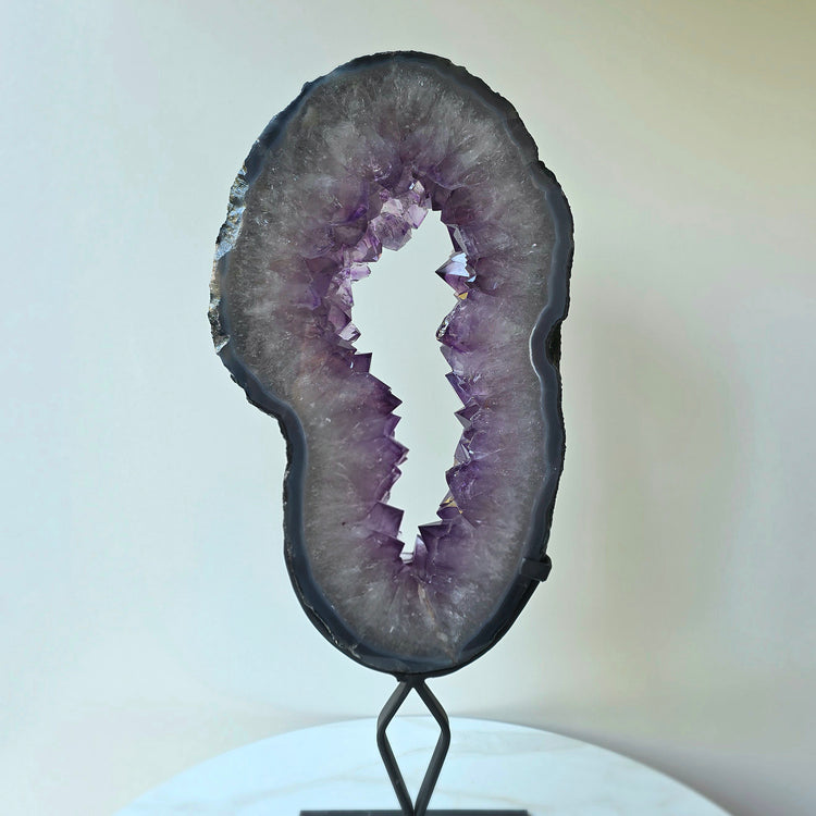 Amethyst Crystal Portal on Stand High Quality Brazil 1