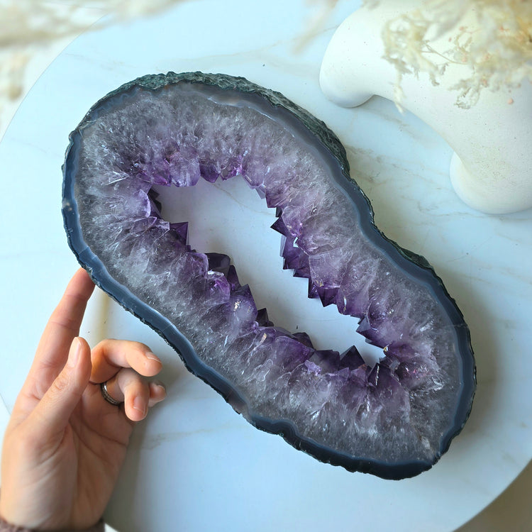 Amethyst Crystal Portal on Stand High Quality Brazil 1