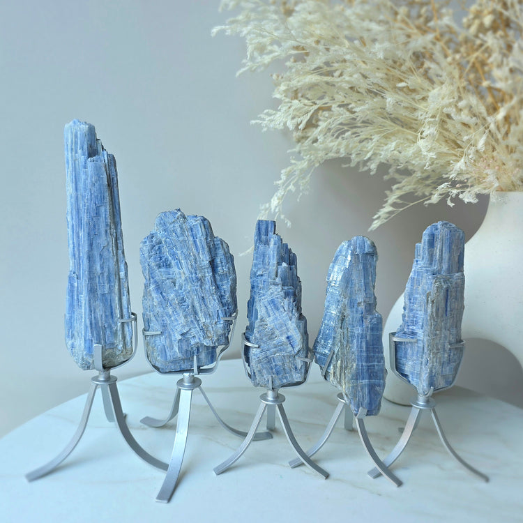 Blue Kyanite Crystal Cluster High Quality Brazil Large