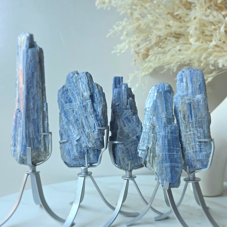 Blue Kyanite Crystal Cluster High Quality Brazil Large