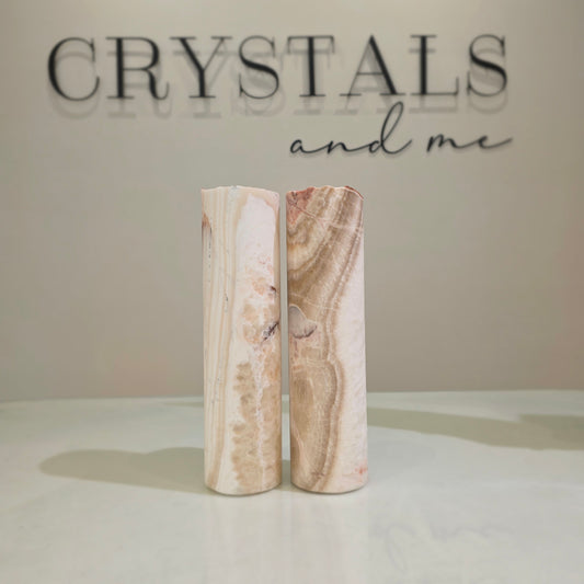 Calcite Crystal Home Decor Lamp Mexico Beige