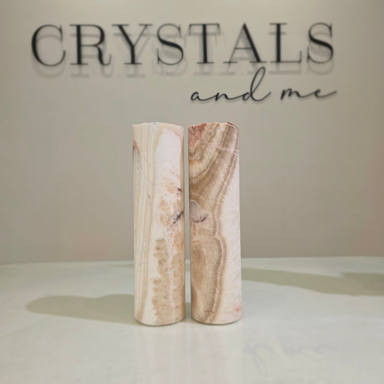 Calcite Crystal Home Decor Lamp Mexico Beige