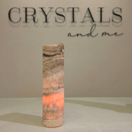Calcite Crystal Home Decor Lamp Mexico