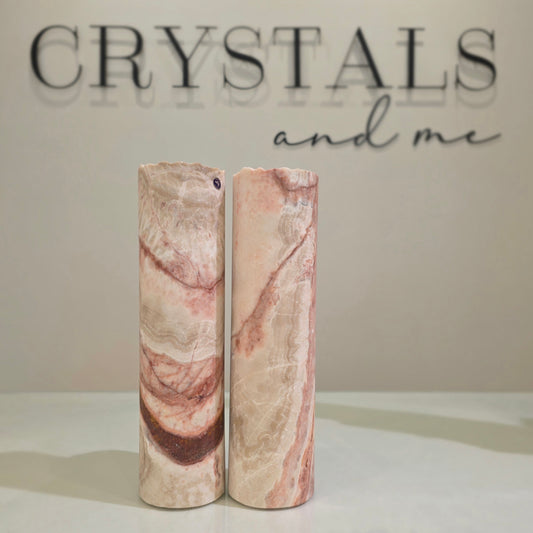 Calcite Crystal Home Decor Lamp Mexico Pink