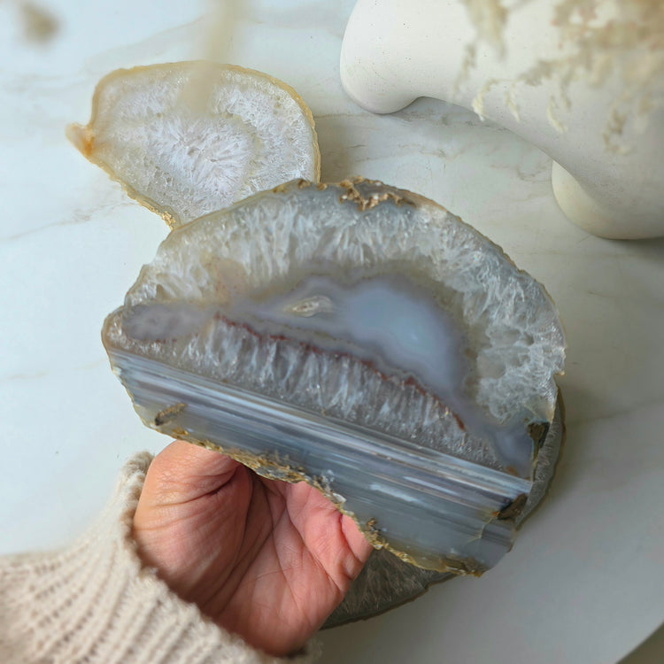 Agate Crystal Slab Slice