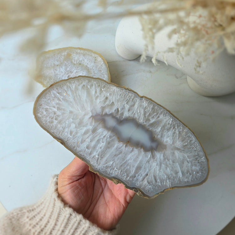Agate Crystal Slab Slice