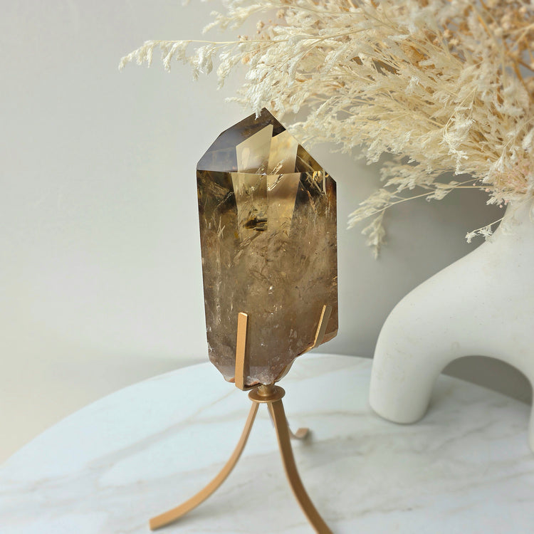 Natural Citrine Crystal Point High Quality Brazil Collectors Piece Large