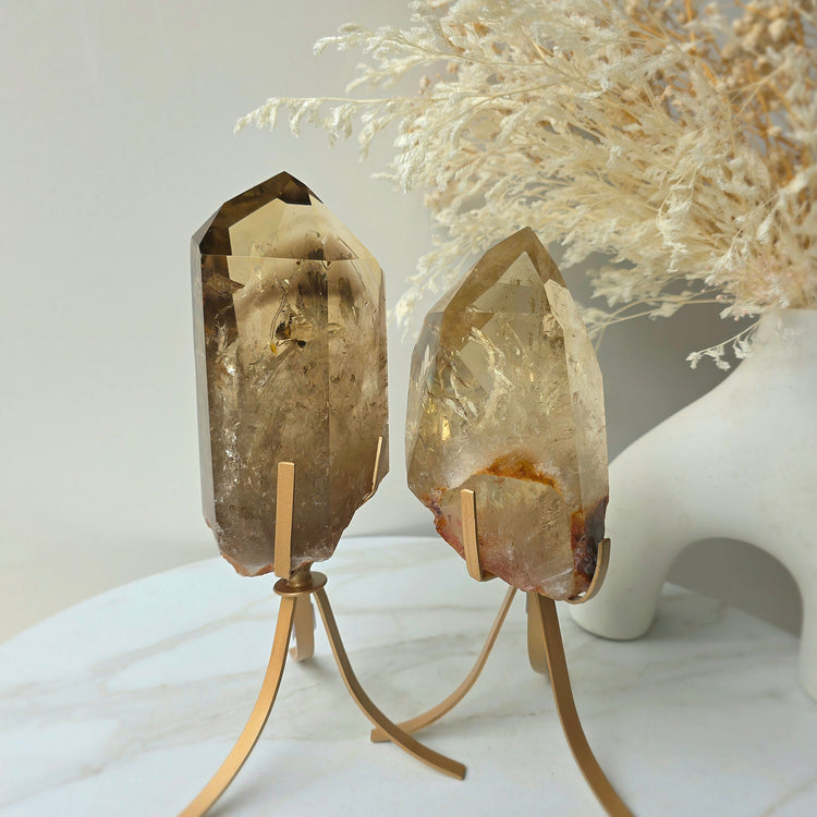 Natural Citrine Crystal Point High Quality Brazil Collectors Piece Large