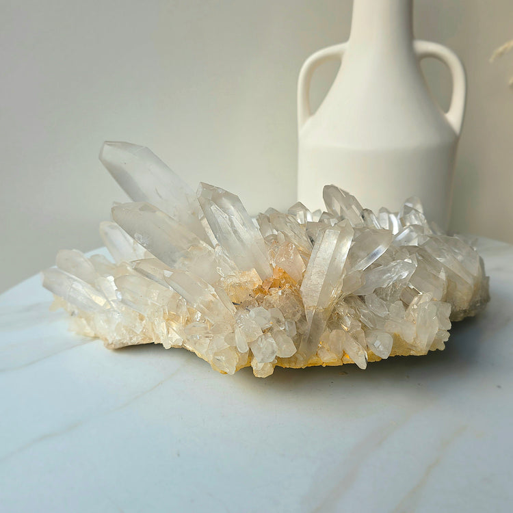 Clear Quartz Crystal Cluster High Quality Brazil