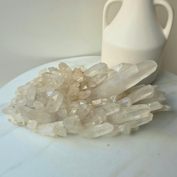 Clear Quartz Crystal Cluster High Quality Brazil