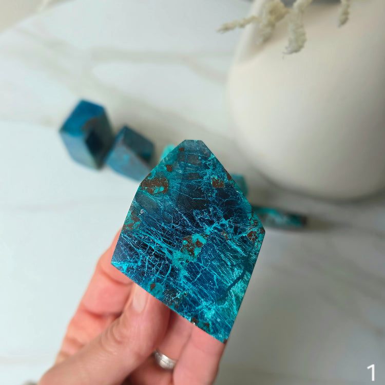 Shattucite Crystal Freeform